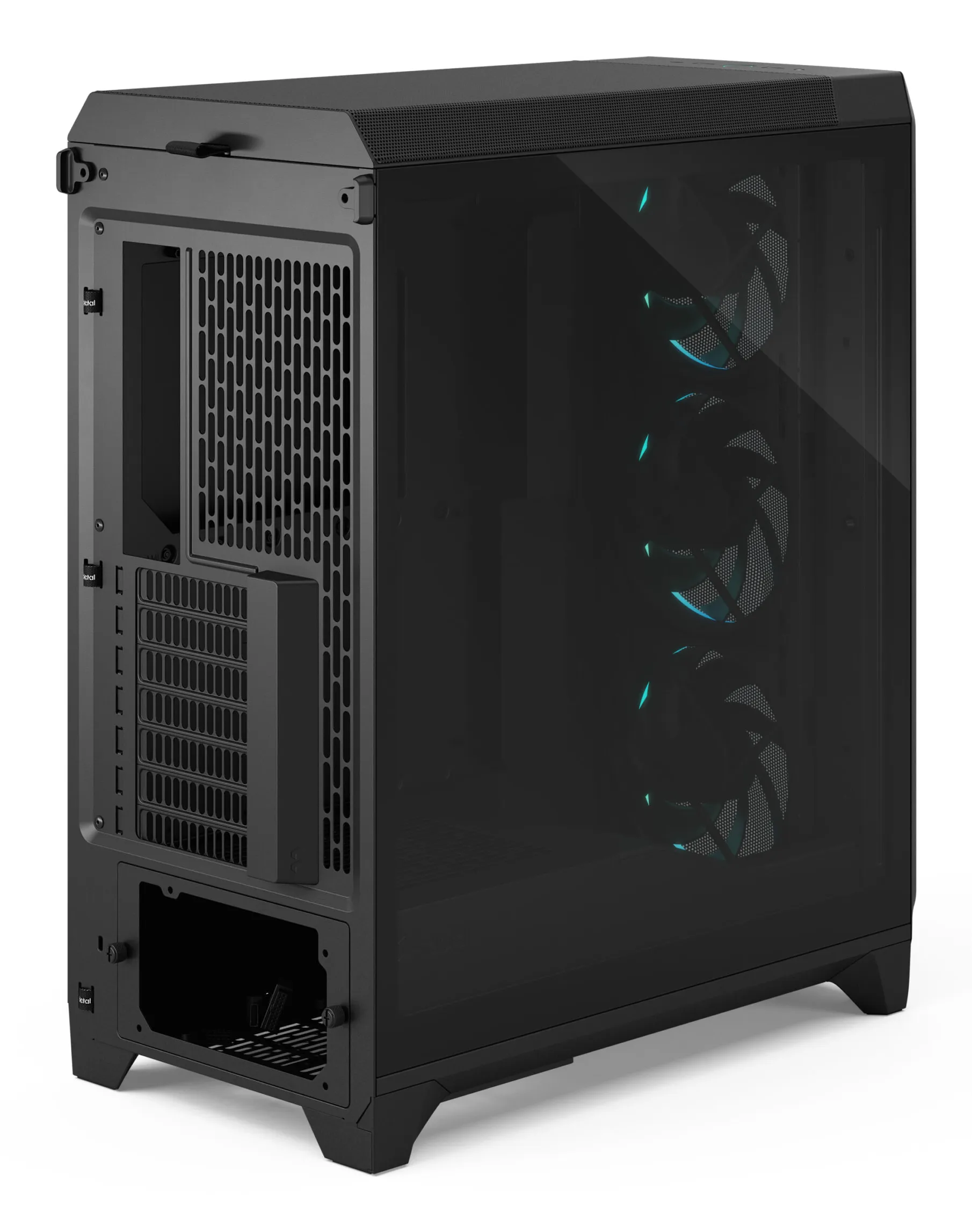 Fractal Design Meshify 3 Black RGB TG Light Tint - midi chassi, Svart
