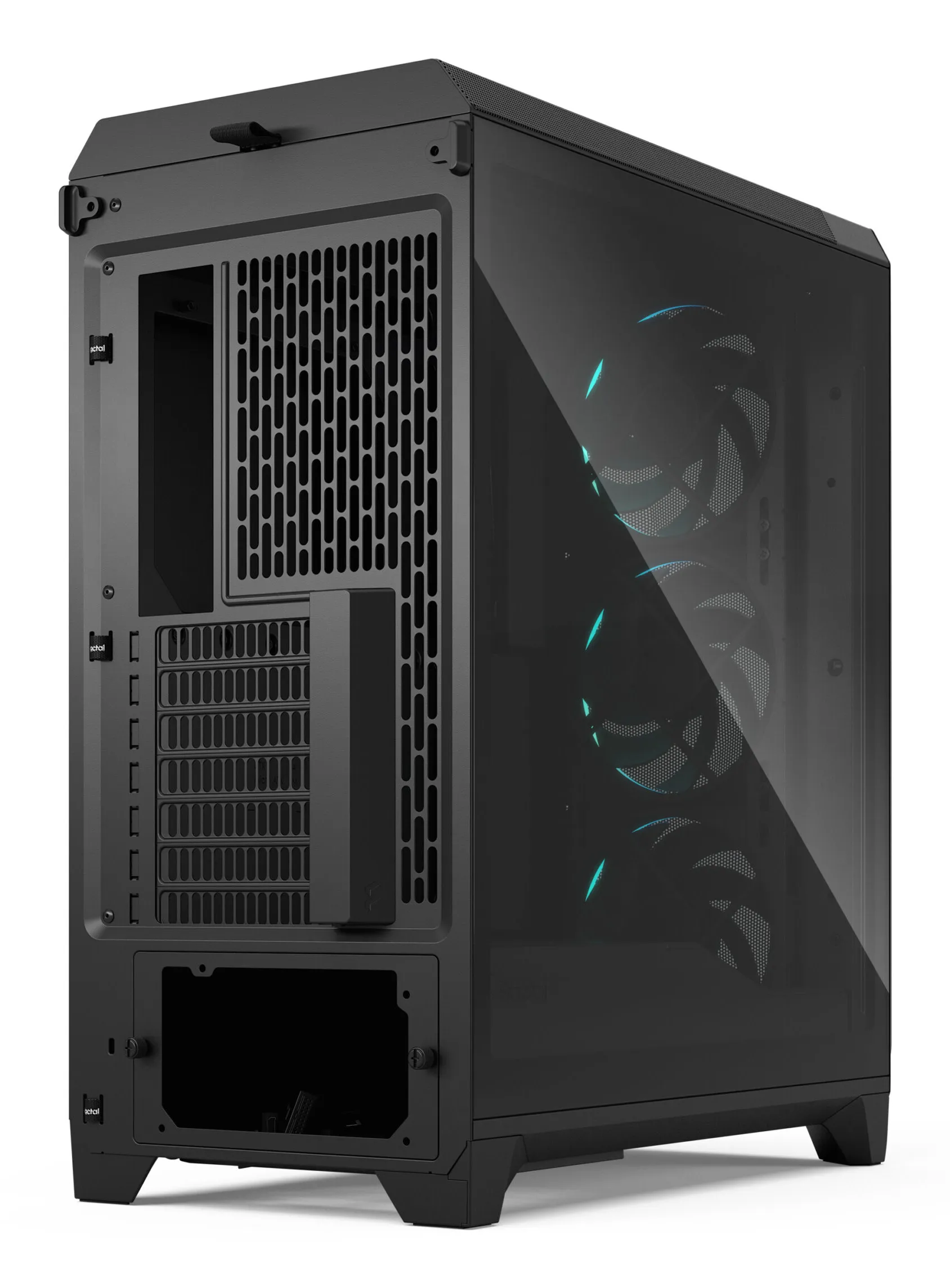 Fractal Design Meshify 3 Black RGB TG Light Tint - midi chassi, Svart