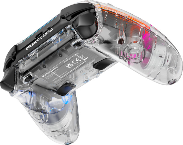 Deltaco Gaming. RGB - gamepad, transparent (PS4/Switch/PC/Android/iOS)