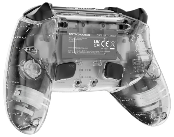 Deltaco Gaming. RGB - gamepad, transparent (PS4/Switch/PC/Android/iOS)