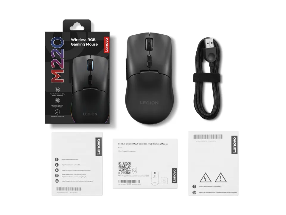 Lenovo Legion M220 -langaton pelihiiri, musta