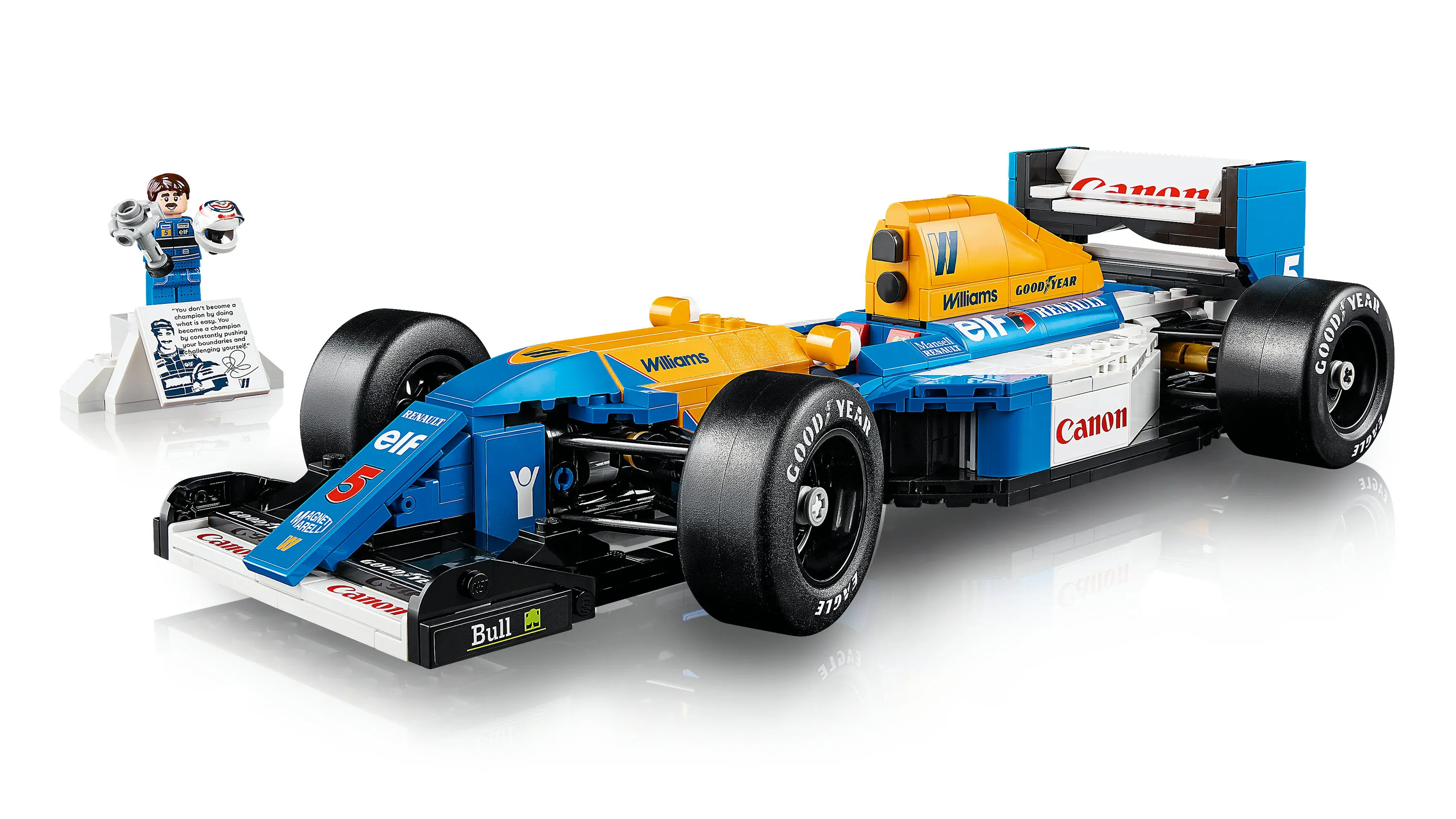LEGO Icons Williams Racing FW14B and Nigel Mansell 10353