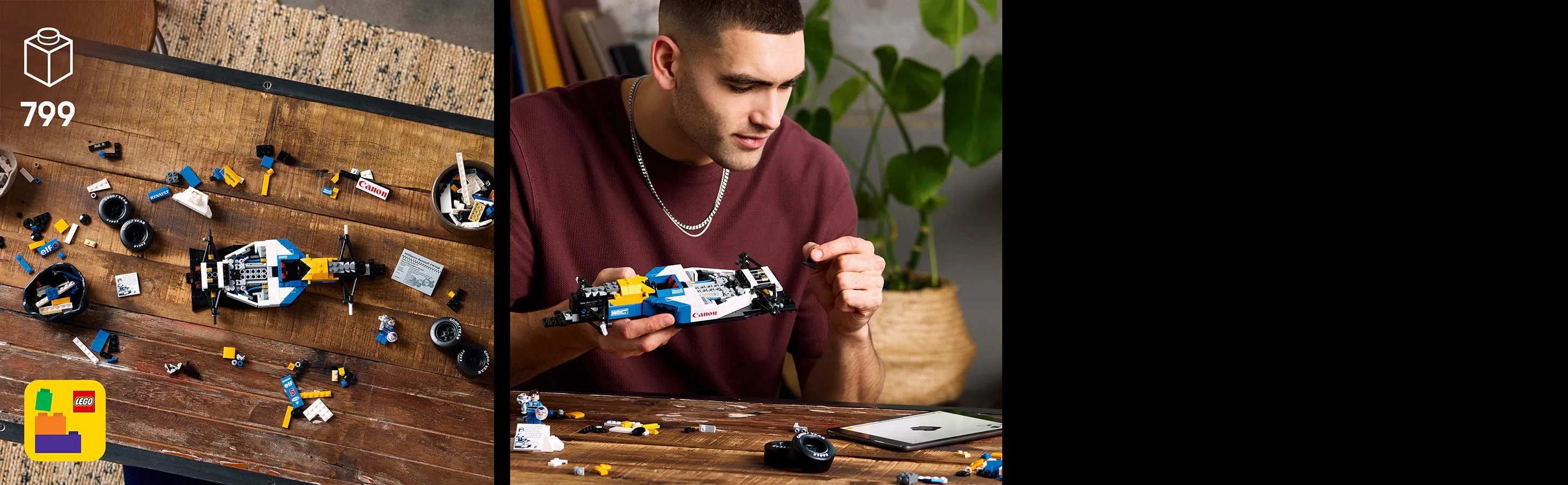 LEGO Icons Williams Racing FW14B and Nigel Mansell 10353