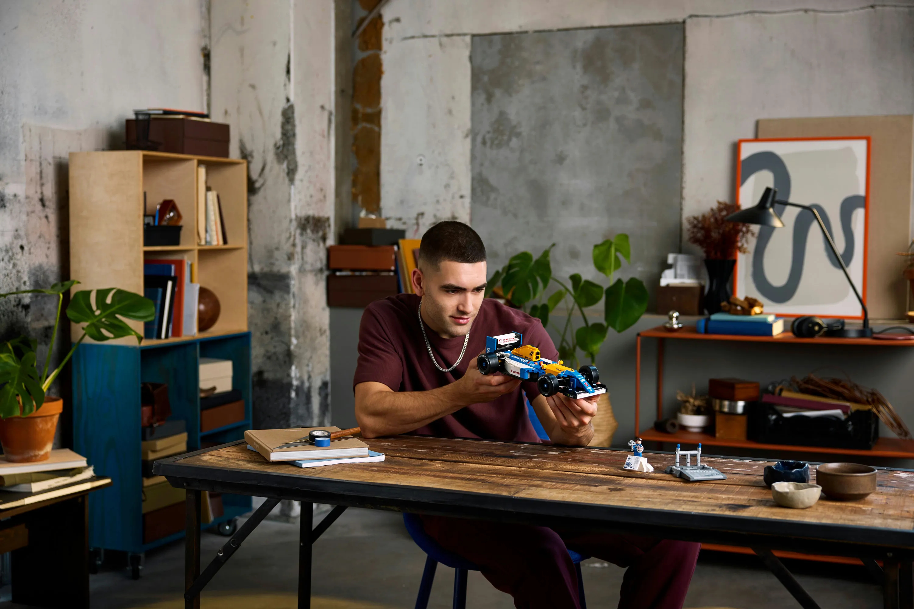 LEGO Icons Williams Racing FW14B and Nigel Mansell 10353