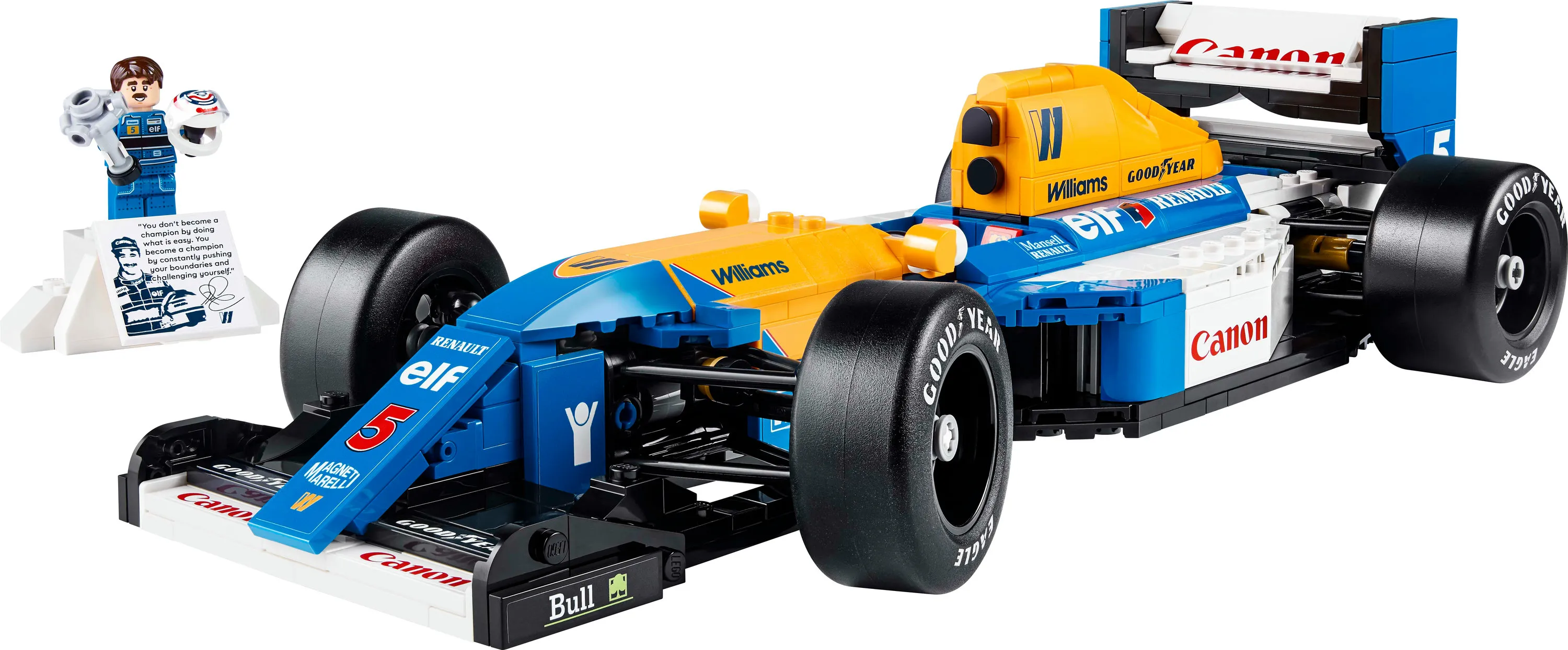 LEGO Icons Williams Racing FW14B and Nigel Mansell 10353