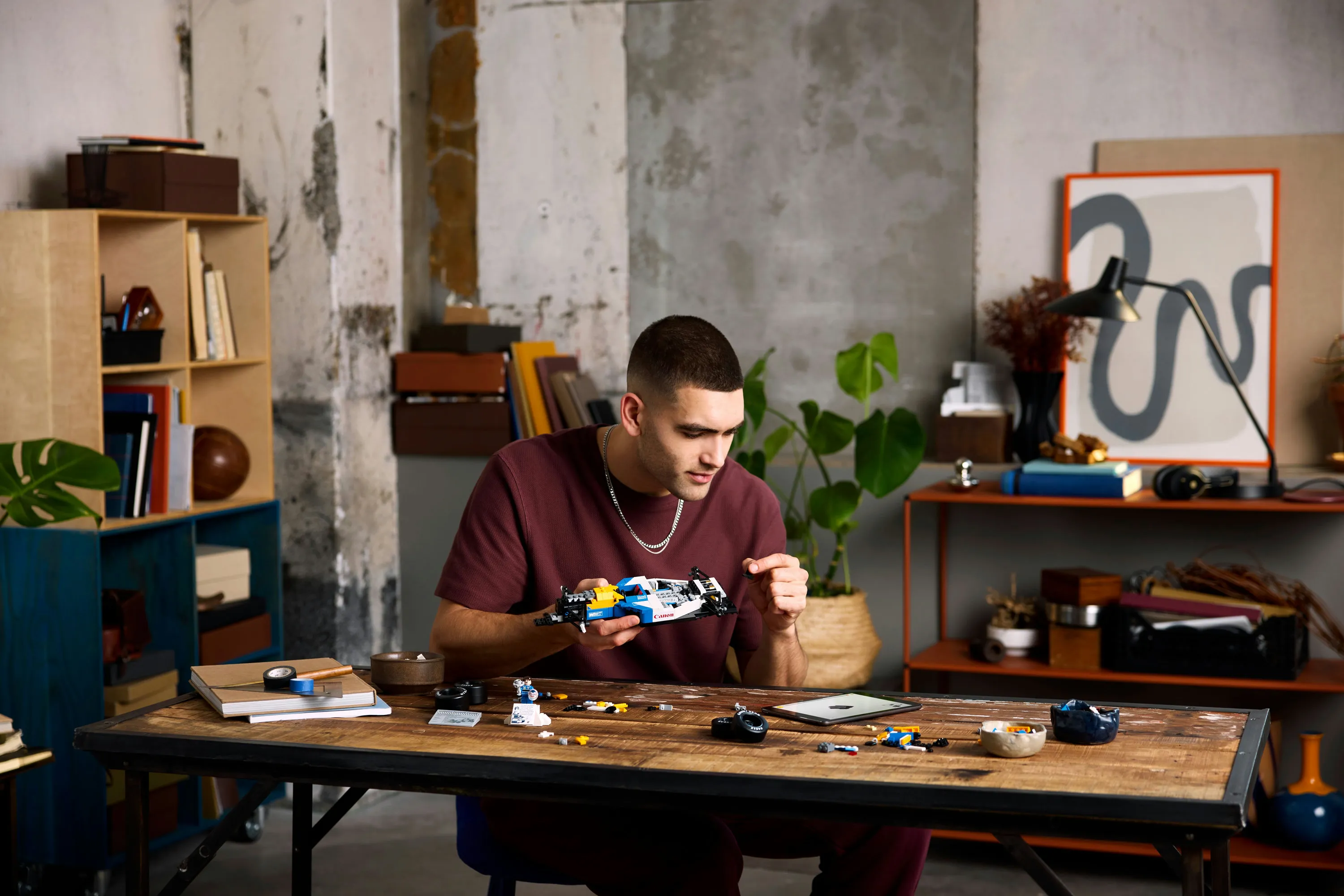 LEGO Icons Williams Racing FW14B and Nigel Mansell 10353