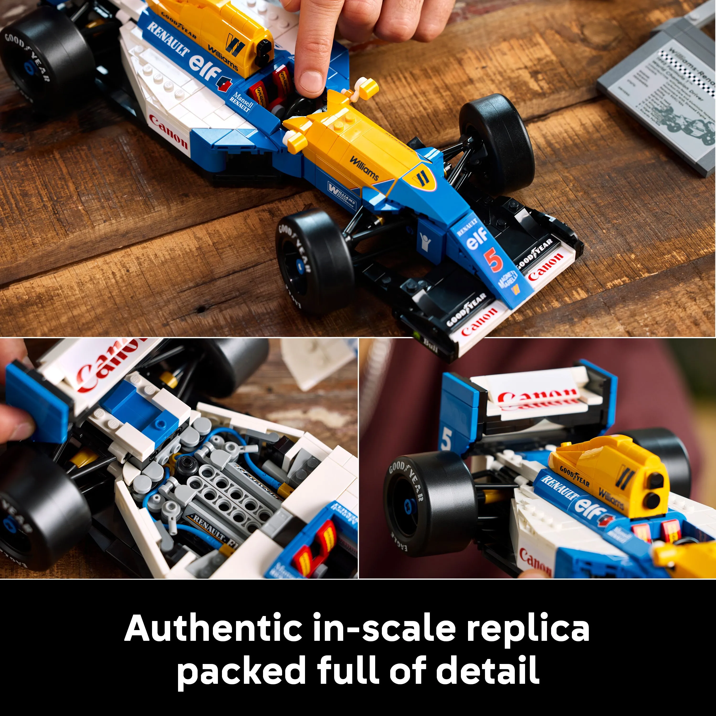 LEGO Icons Williams Racing FW14B and Nigel Mansell 10353
