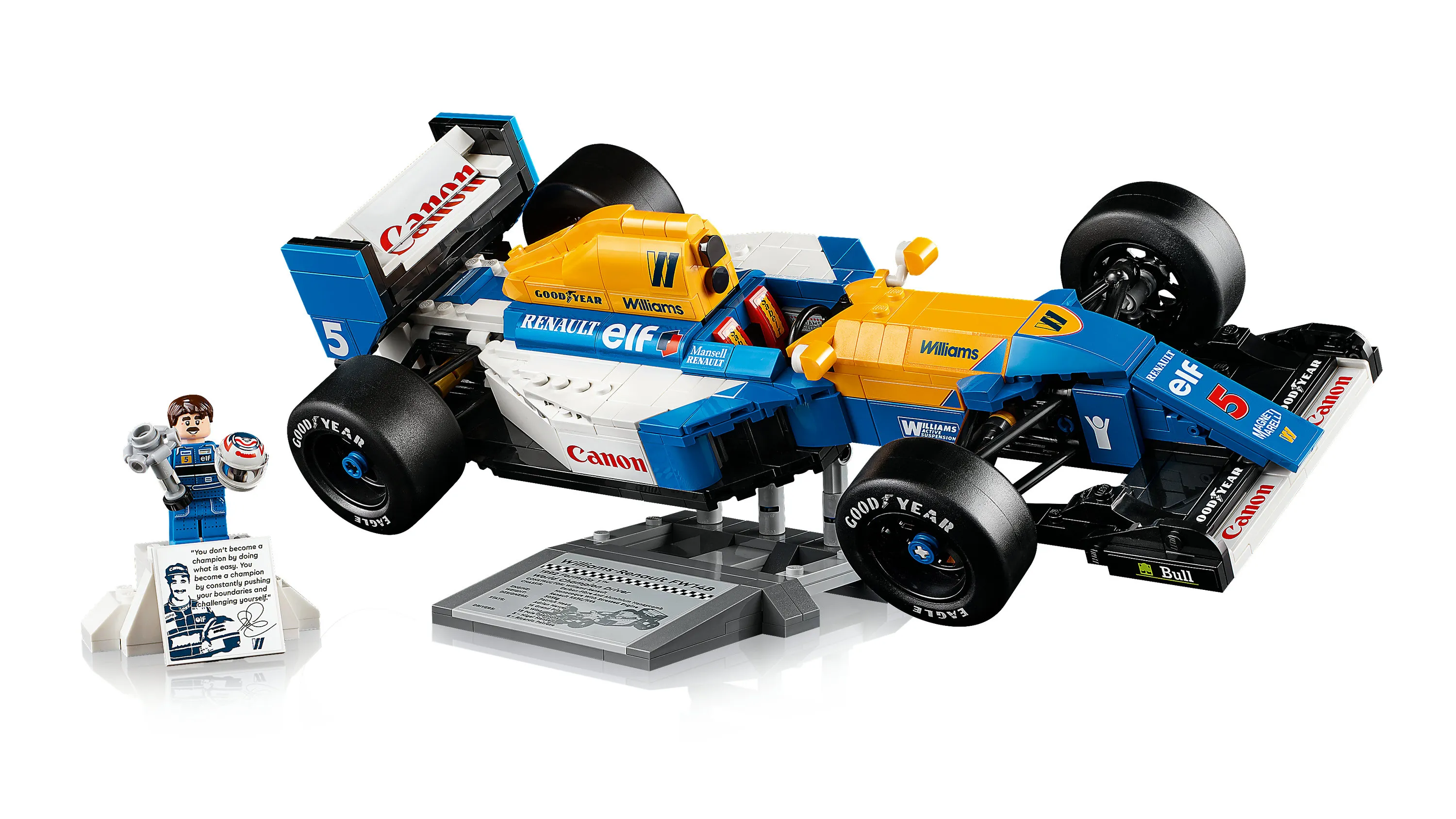 LEGO Icons Williams Racing FW14B and Nigel Mansell 10353