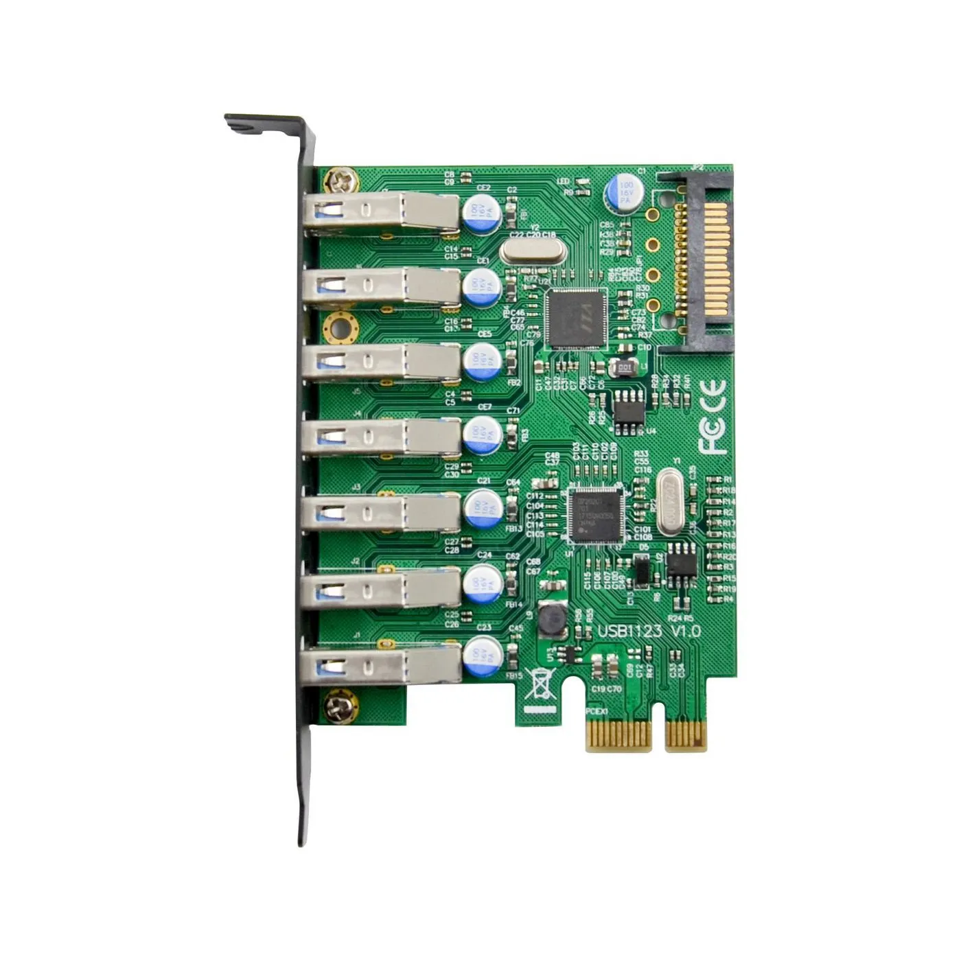 PCI-E VL805+VL812 7-USB 3.0