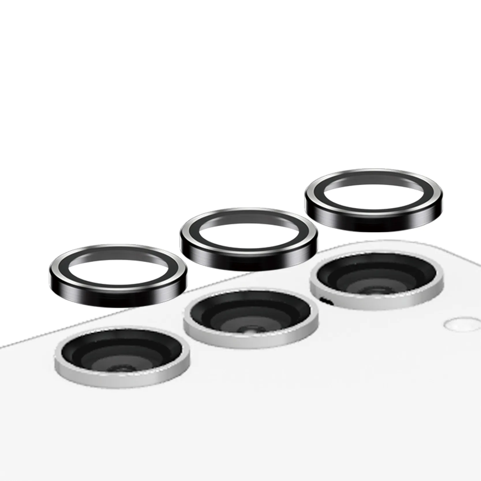 PanzerGlass Hoops Camera Lens - Samsung S23 FE Black