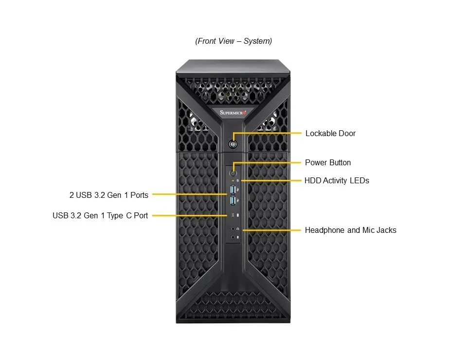 SuperWorkstation X13SRA-TF CSE-735D4-1 SuperWorkstation X13SRA-TF CSE-735D4-1