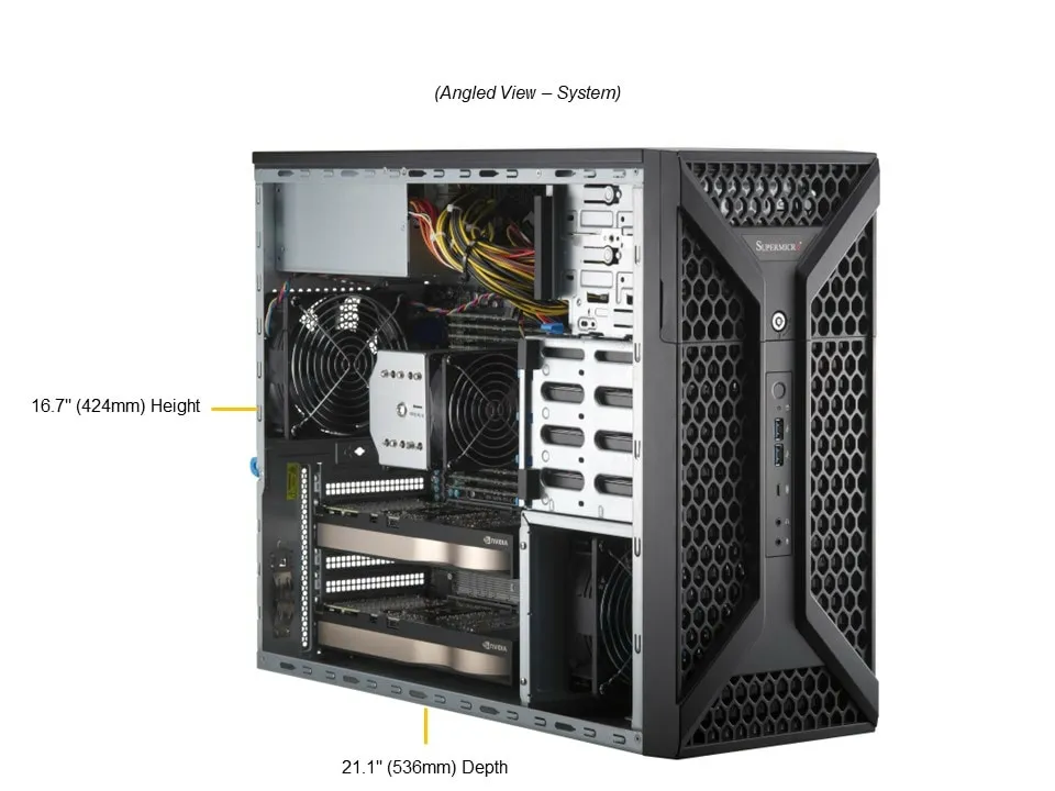 SuperWorkstation X13SRA-TF CSE-735D4-1 SuperWorkstation X13SRA-TF CSE-735D4-1