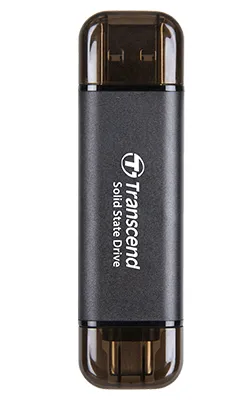 TRANSCEND ESD310C 512GB EXTERNAL SSD ESD310C USB 10GBPS TYPE C/A SPEED 1K MB/S