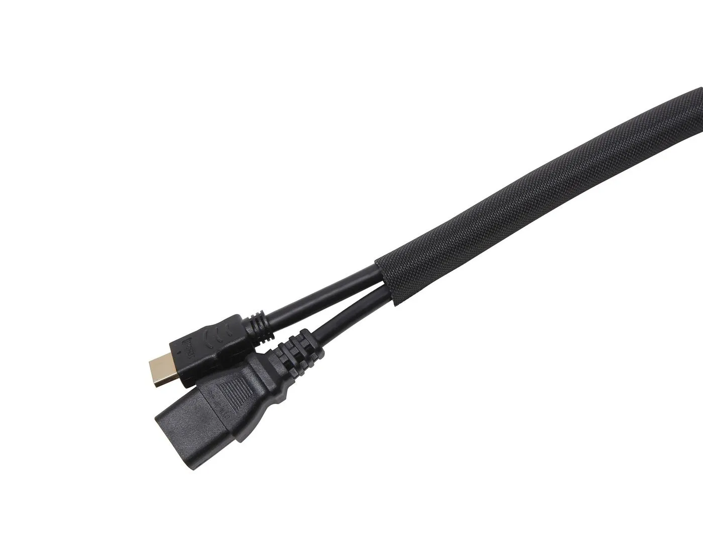 Flexible cablesock &oslash;25mm black