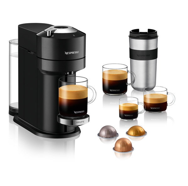 Krups Nespresso Vertuo Next - capsule coffee maker, black