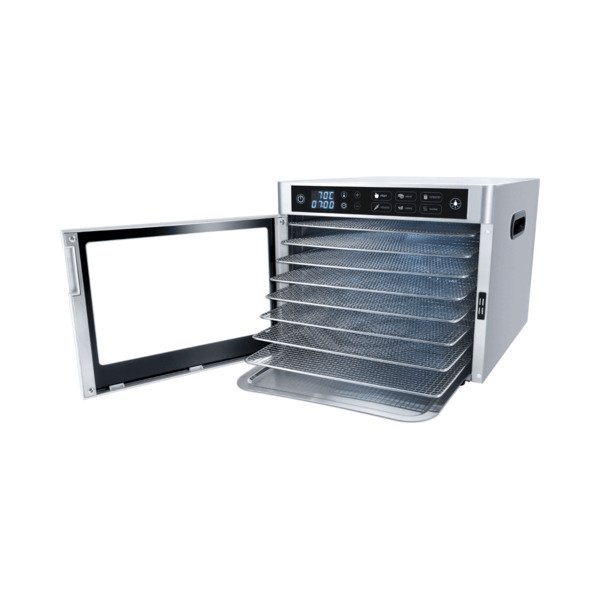 Steba ED 80 Steel Deluxe Food Dehydrator, 500 W, Stainless steel / grey