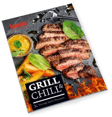 Bamix Barbeque M200 sauvasekoitin + grillausreseptikirja sek&auml; grillausessu
