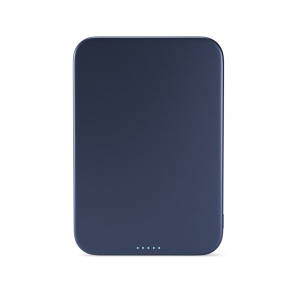 Epico UltraPack Qi2 Slim 5000mAh Alu Mag+ Wireless Power Bank EM51 Wireless Charging 15W for iPhone and Android, Deep Blue