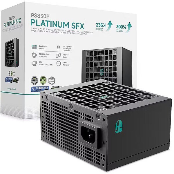 Deepcool GamerStorm PS850P 850W -virtal&auml;hde, 80 Plus Platinum