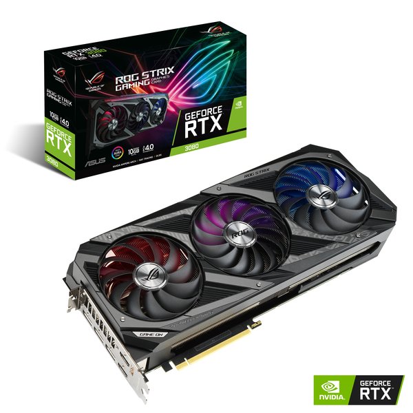 Asus GeForce RTX 3080 ROG Strix 10G GAMING - grafikkort