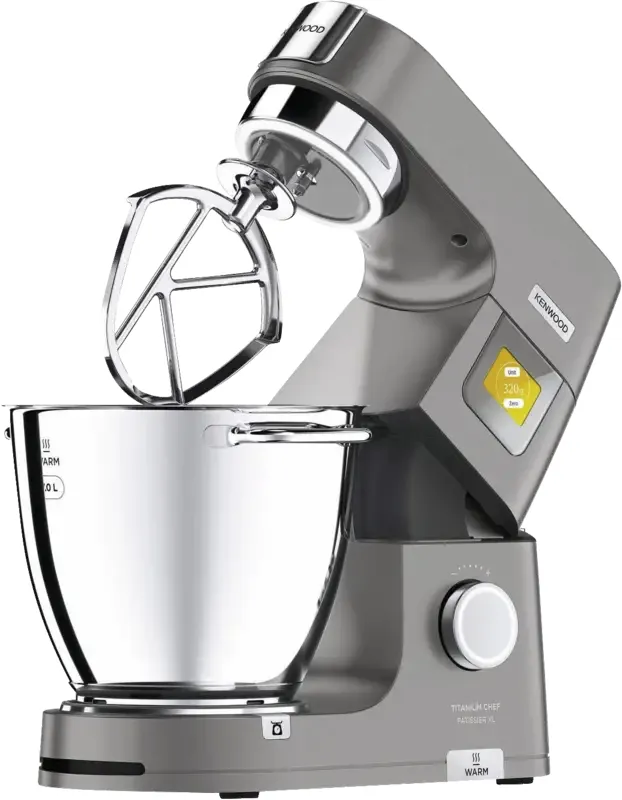 Kenwood Titanium Chef Patissier XL Food Processor KWL90.164SI, 1400 W, 7 L, Silver