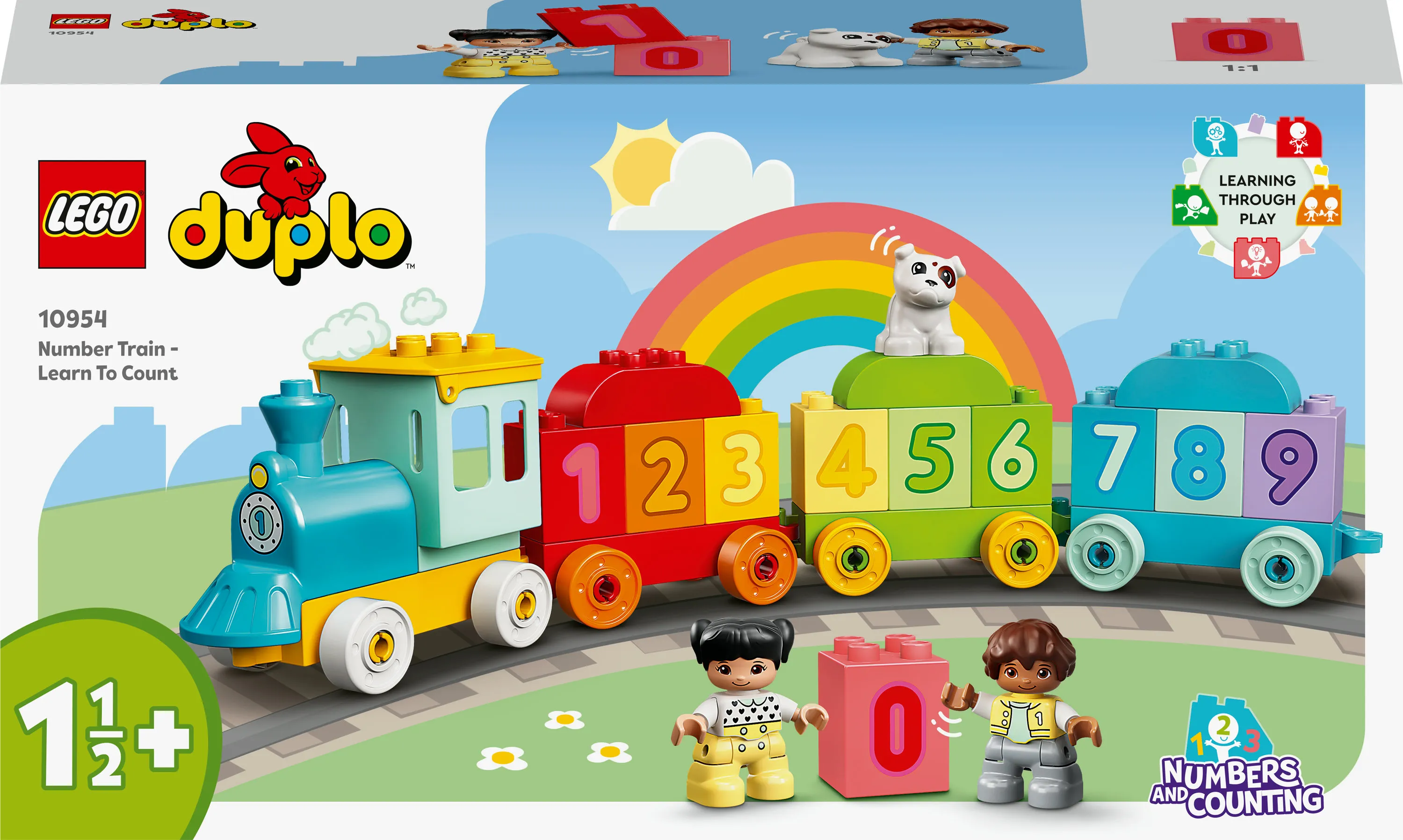 Lego Duplo Numerojuna &ndash; opi laskemaan 10954