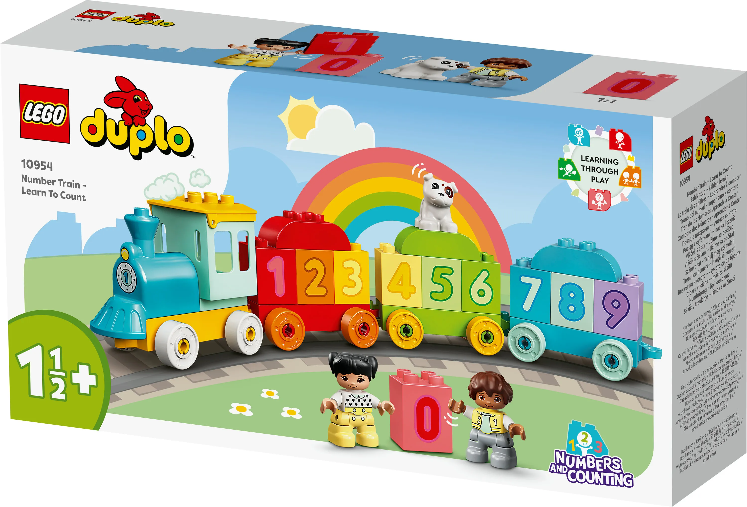 Lego Duplo Numerojuna &ndash; opi laskemaan 10954