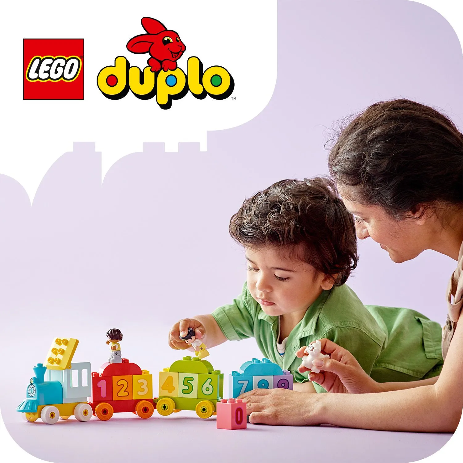 Lego Duplo Numerojuna &ndash; opi laskemaan 10954