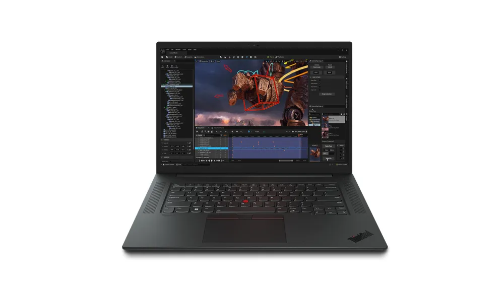 Lenovo ThinkPad P1 Gen 6 16" i7-13800H, 32 GB, 1 TB, RTX 4060, Win 11 Pro - b&auml;rbar dator, svart