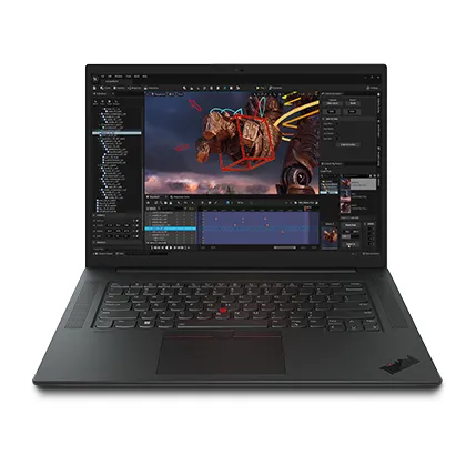 Lenovo ThinkPad P1 Gen 6 16" i7-13800H, 32 GB, 1 TB, RTX 4060, Win 11 Pro - b&auml;rbar dator, svart