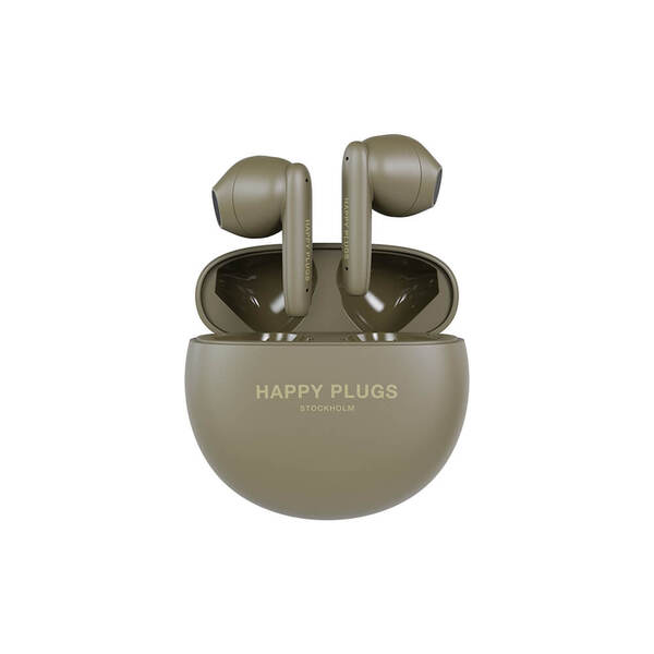 Happy Plugs Joy Lite tr&aring;dl&ouml;sa in-ear h&ouml;rlurar, gr&ouml;n