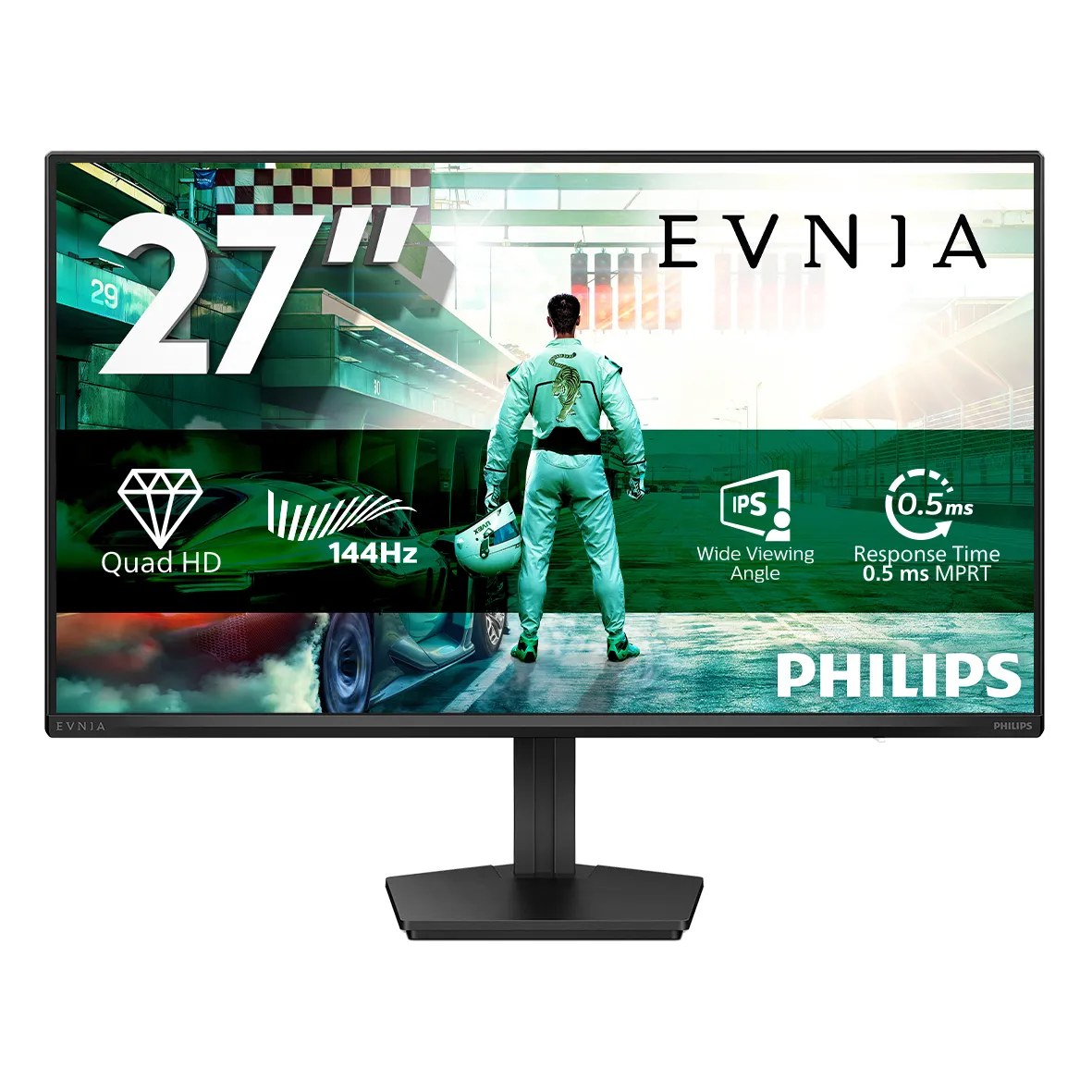 Philips 27M2N3500NF/00 27" Quad HD, IPS, 144Hz, HDR, USB-C hub -pelin&auml;ytt&ouml;