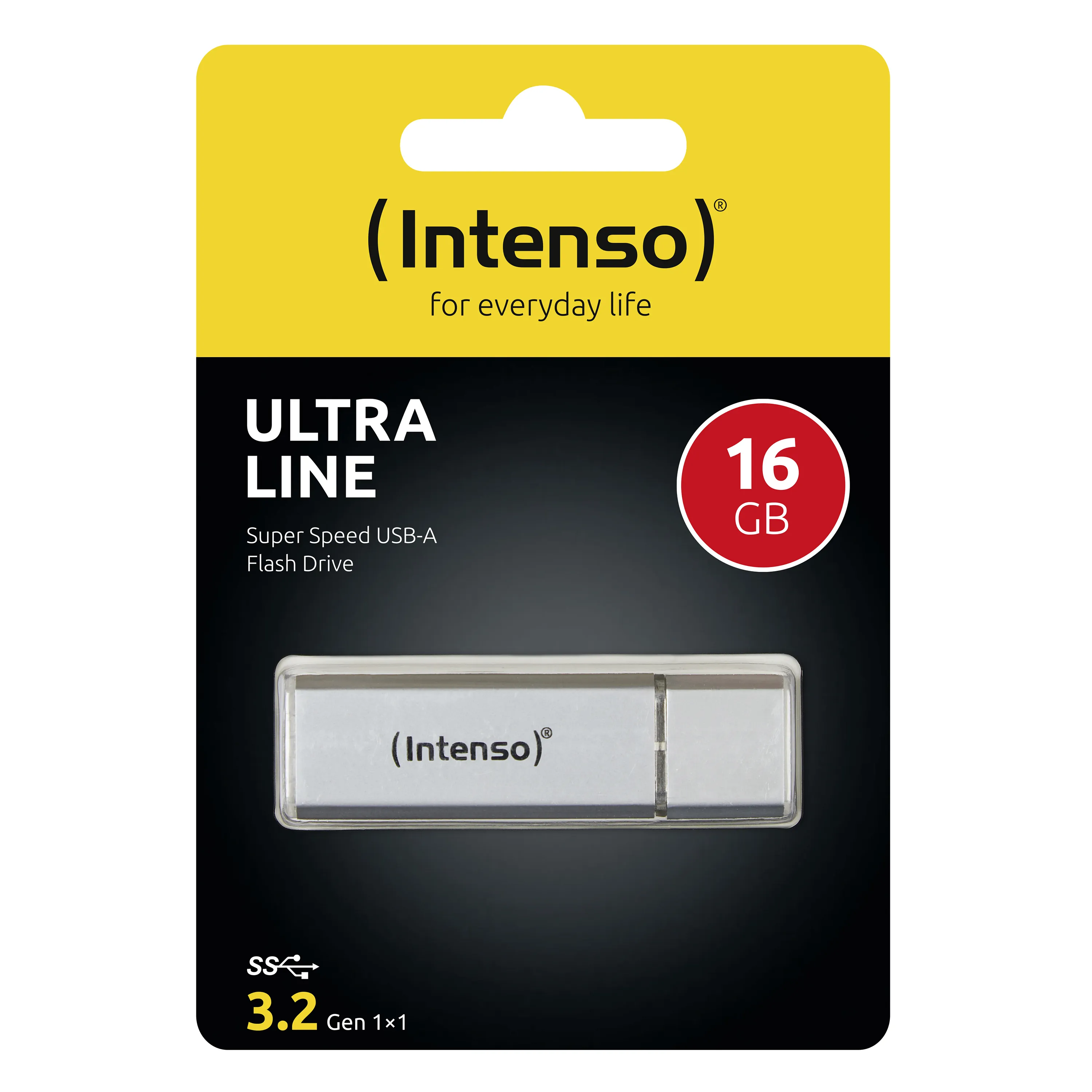 Intenso 16GB Ultra Line USB 3.2 Gen 1x1 - memory stick, Silver