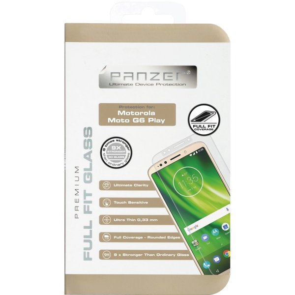 Panzer Motorola Moto G6 Play, Full-Fit Glass, Transparent