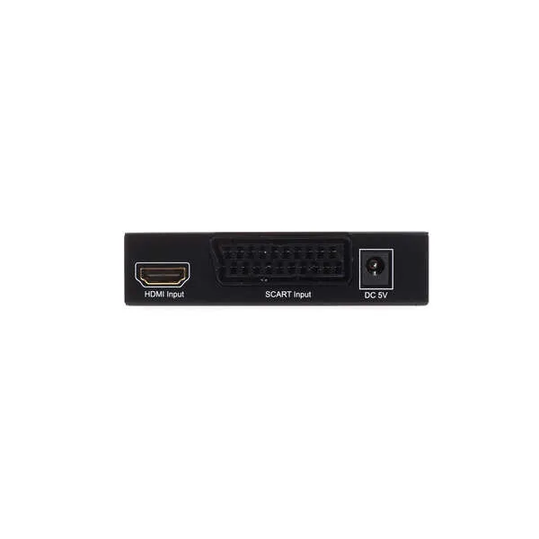 NORTH SCART+HDMI to HDMI HD Converter and Switch Black