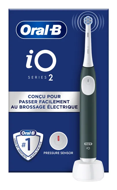 Oral-B iO2 Series Electric Toothbrush, Forest Green