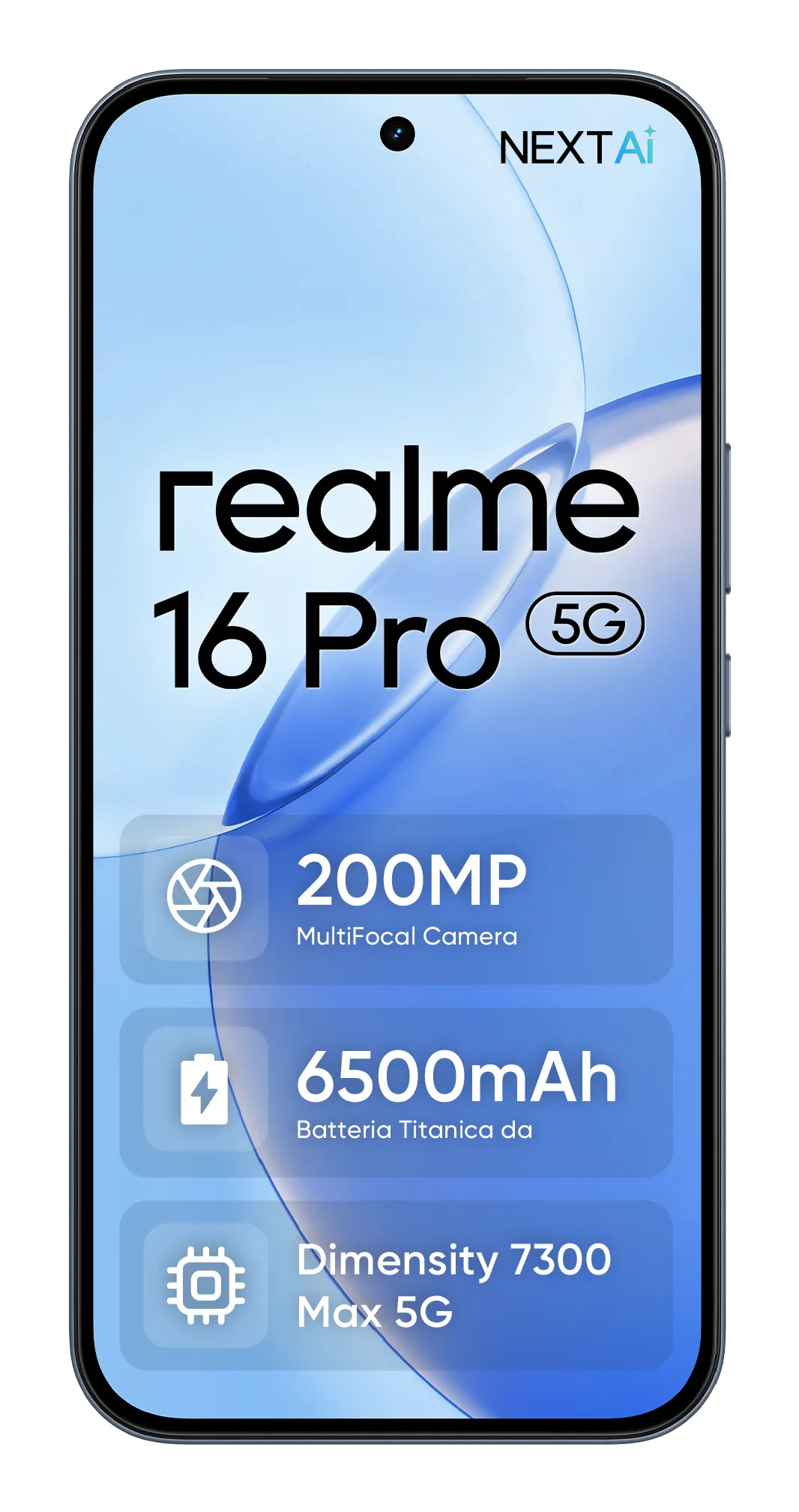 Realme 16 Pro 5G 8/256 Gt -puhelin, Pebble Grey
