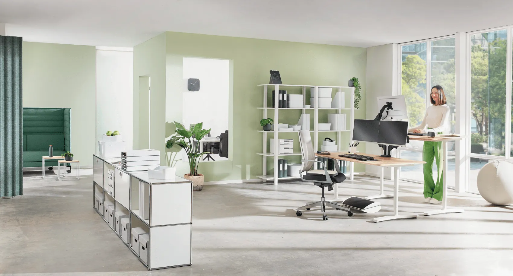 Leitz L:Ergo - balance cushion, fabric, dark grey
