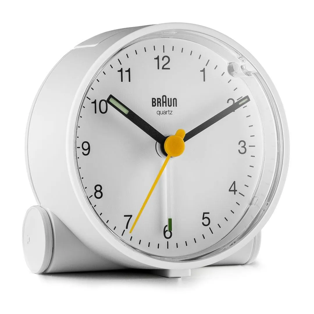 Braun BC 01 W quartz alarm clock white