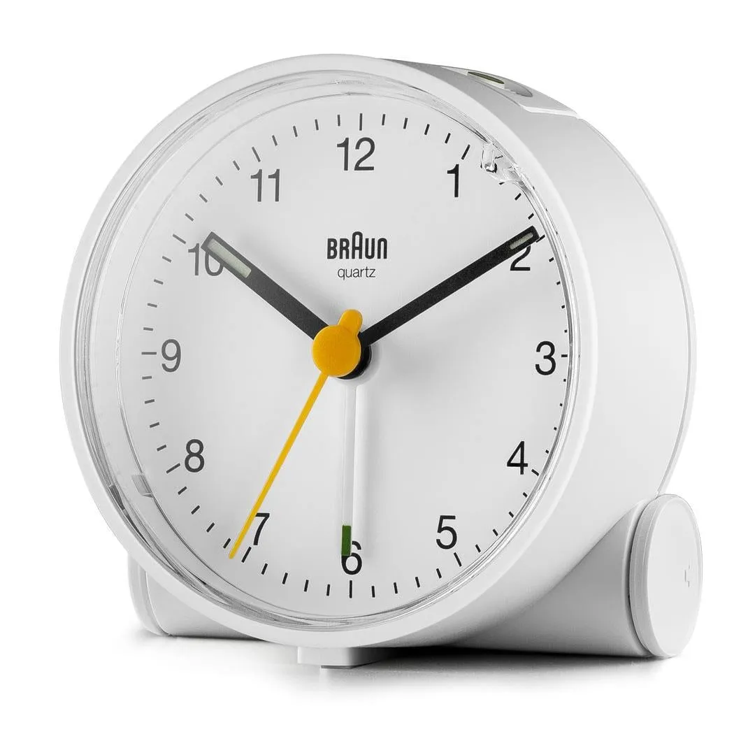 Braun BC 01 W quartz alarm clock white
