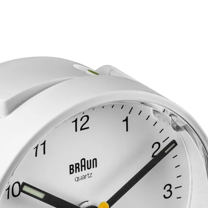 Braun BC 01 W quartz alarm clock white