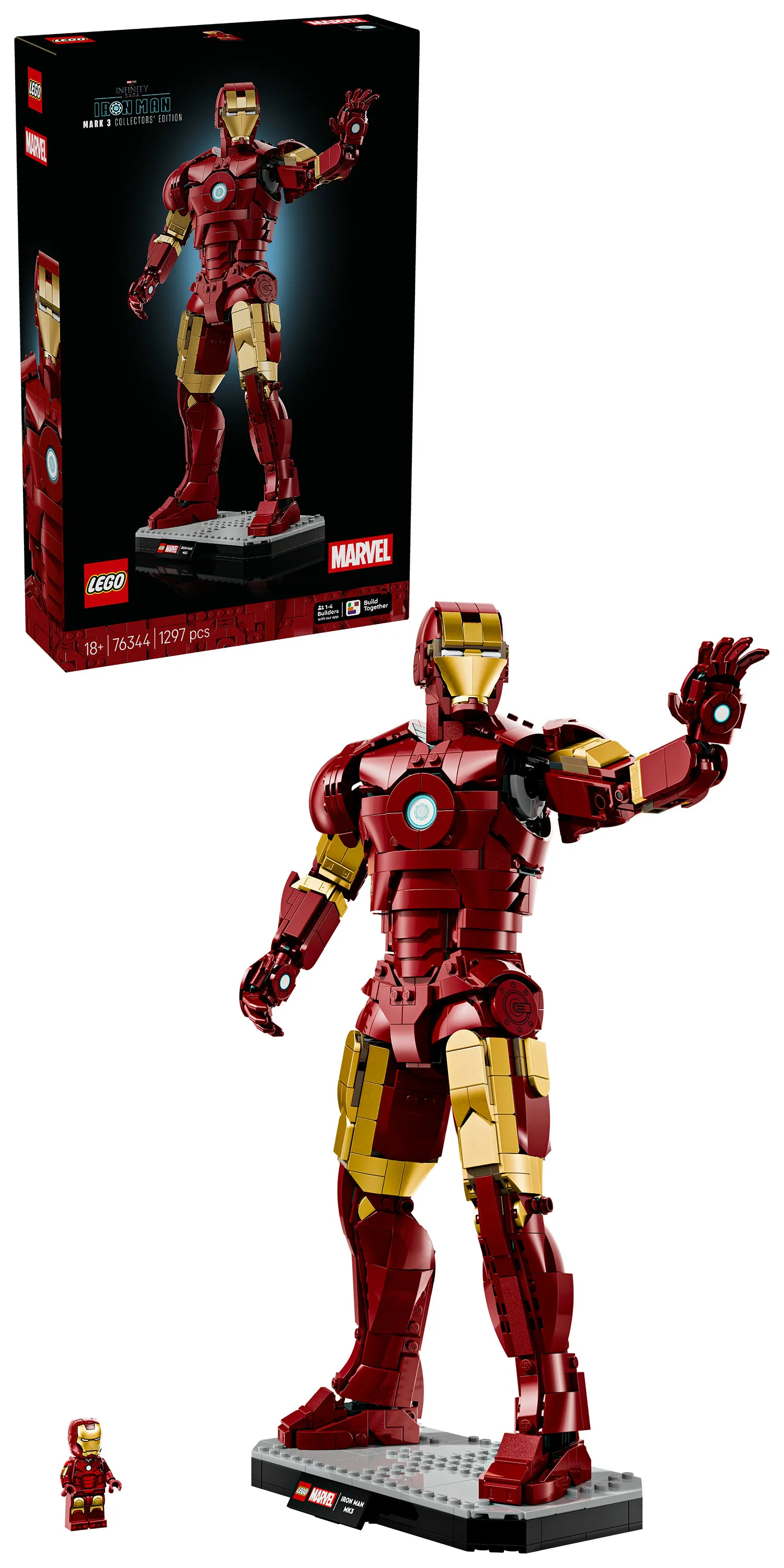 LEGO Super Heroes Marvel Iron Man Mark 3 samlarversion 76344