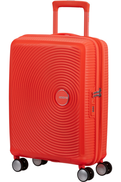 American Tourister Soundbox Spinner 55 cm resv&auml;ska, neonorange