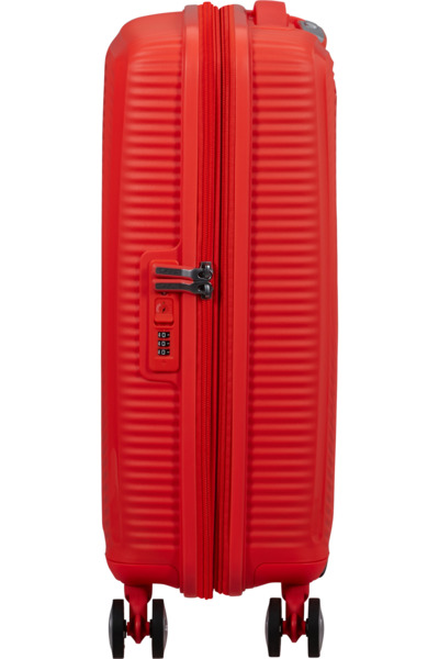 American Tourister Soundbox Spinner 55 cm resv&auml;ska, neonorange