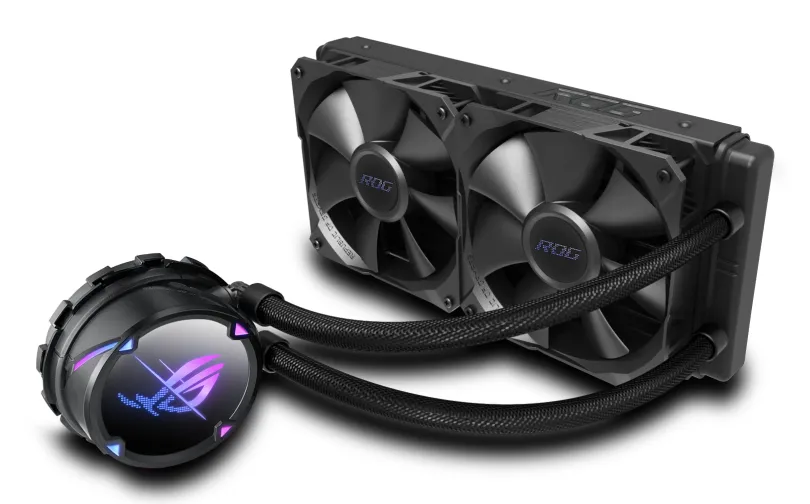 Asus ROG Strix LC II 240mm ARGB -nestej&auml;&auml;hdytin, musta