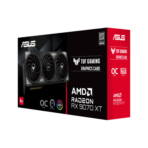 Asus Radeon RX 9070 XT TUF Gaming OC 16 Gt -n&auml;yt&ouml;nohjain