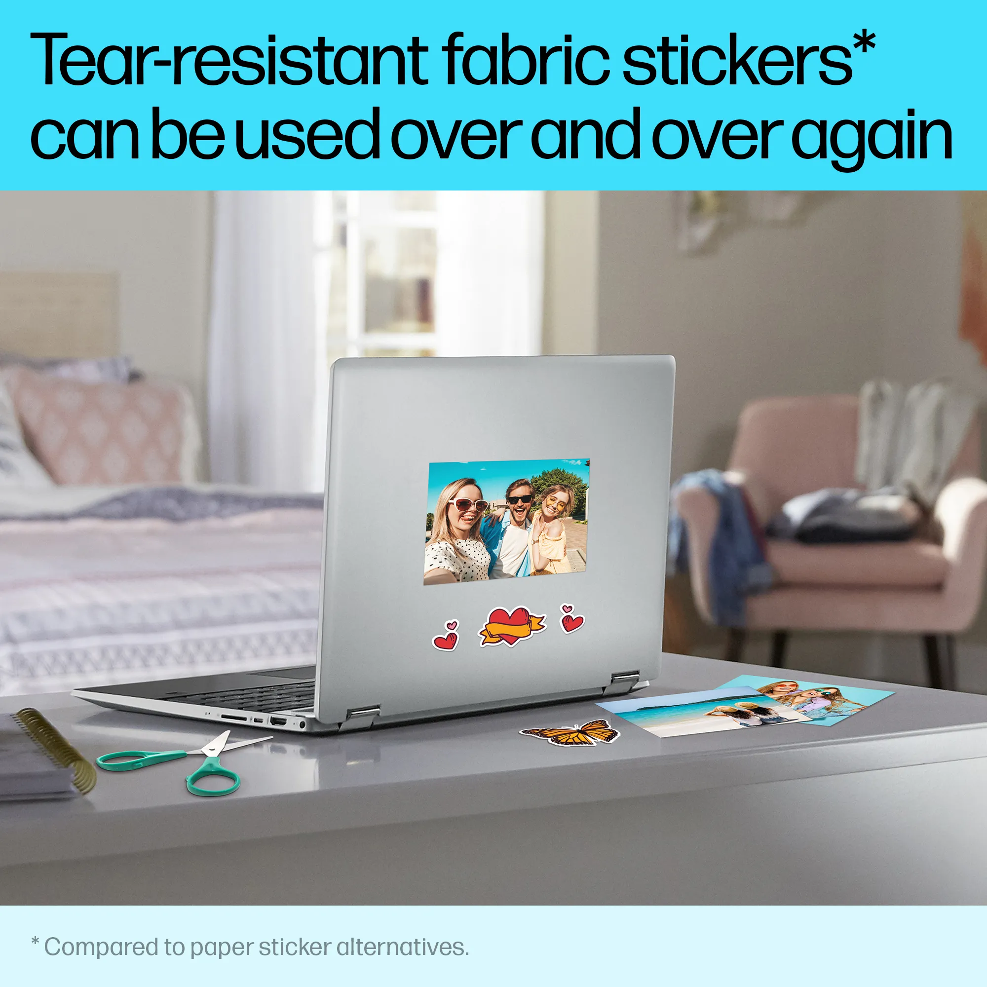 HP Picture Stickers, 10 x 15 cm (101 x 152 mm), 25 sheets