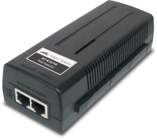 Allied Telesis Gigabit PoE Jakaja, 802.3af,dip-kytkin, musta