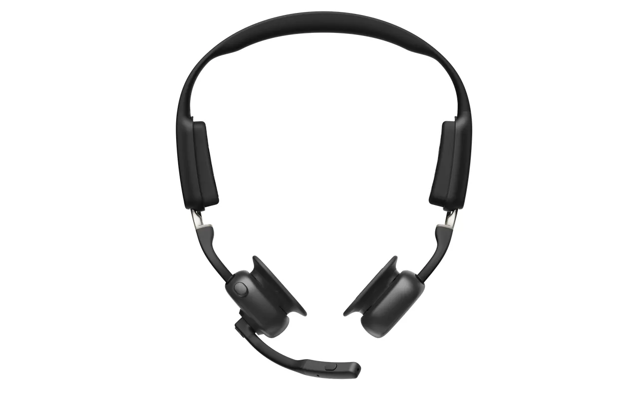 Shokz OpenMeet UC -langaton kuulokemikrofoni + USB-adapteri, musta