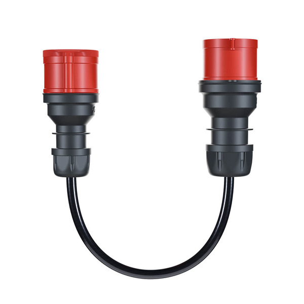 go-e CH-04-36 adapter cable Gemini flex 11 kilowatt to CEE red 32 ampere, 30 centimeters